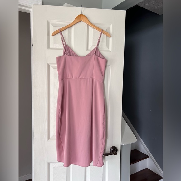 Adelyn Rae Blush Colored Dress Size M - Picture 3 of 3